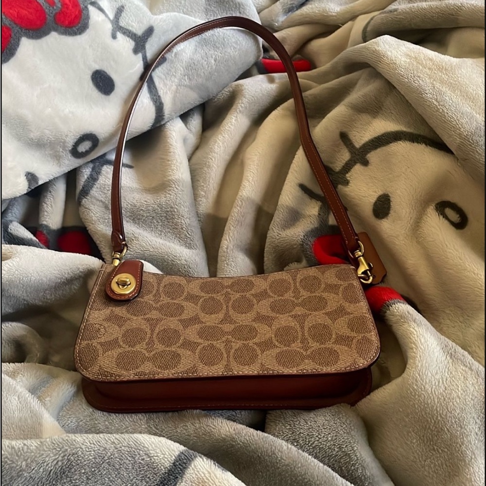 Brown Designer Shoulder Bag